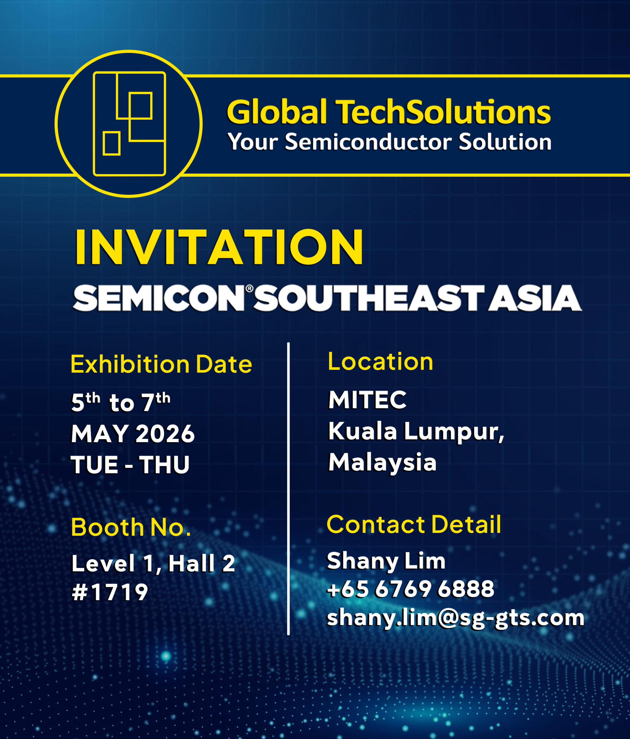 GTS Semicon SEA 2026 Invitation